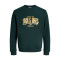 Jack & Jones Aero sweat crew neck +fit,φούτερ μπλούζα με μεταξοτυπία - Scarab