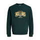 Jack & Jones Aero sweat crew neck +fit,φούτερ μπλούζα με μεταξοτυπία - Scarab