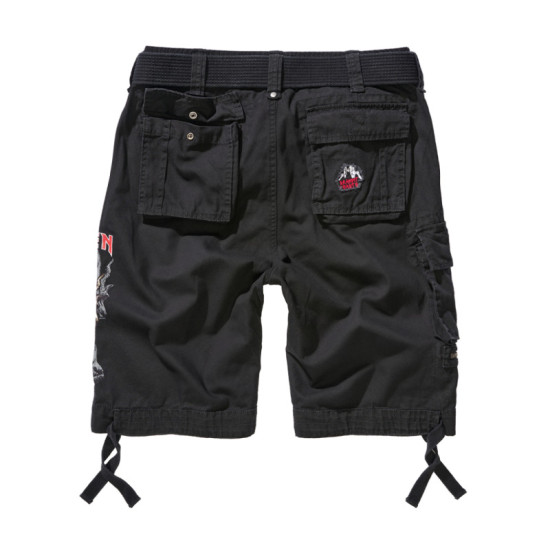 Iron Maiden Savage Shorts The Number of the Beast Black Edition - Black