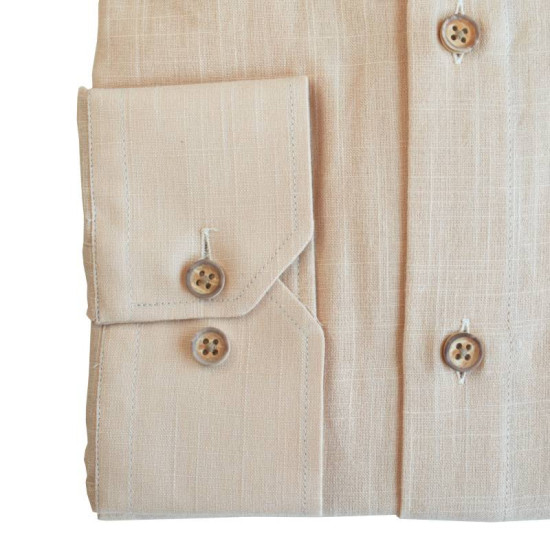 Μακρυμάνικο λινό πουκάμισο 