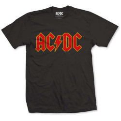 AC/DC Logo T-shirt,Licensed Merchandise - Black Rock