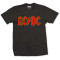 AC/DC Logo T-shirt,Licensed Merchandise - Black Rock