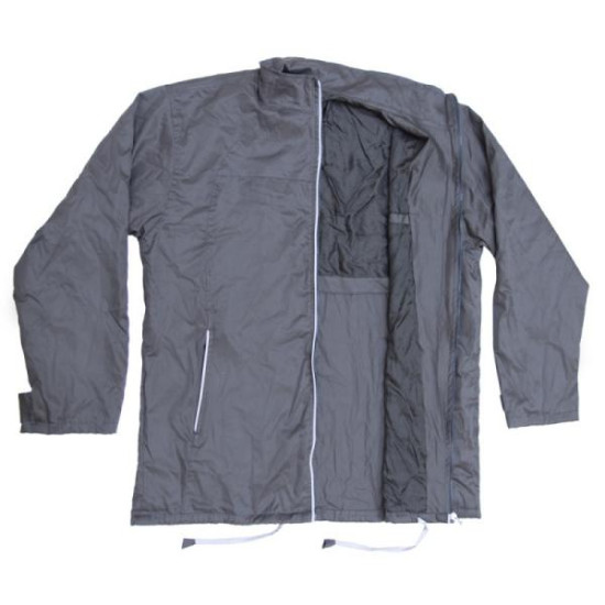 Ανοιξιάτικο καπαρτινέ μπουφάν - ΑΝΘΡΑΚΙ