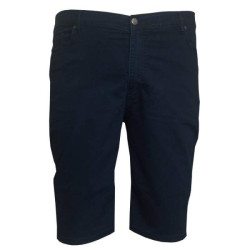 Ελαστική denim βερμούδα 3/4 by LTG - BLUE BLACK