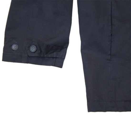 Ανοιξιάτικο καπαρτινέ μπουφάν με ίσιο τελείωμα - Black