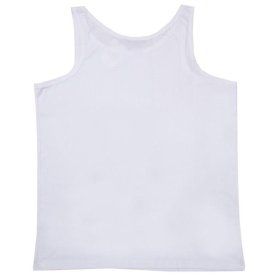 Φανέλα βαμβακερή με τιράντα - ΛΕΥΚΟ