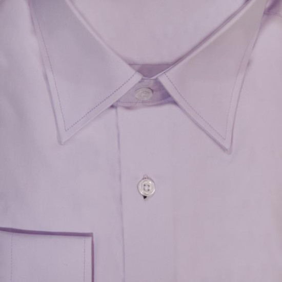 Πουκάμισο μονόχρωμο με μακρύ μανίκι - ΛΙΛΑ