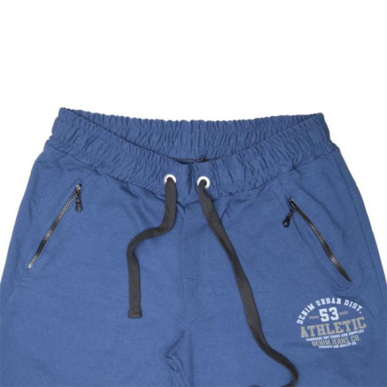 Καλοκαιρινό παντελόνι φόρμας με στάμπα και φερμουάρ - .ΡΑΦ.