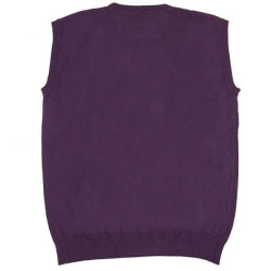 Βαμβακερή πλεκτή καζάκα - Dark Violet