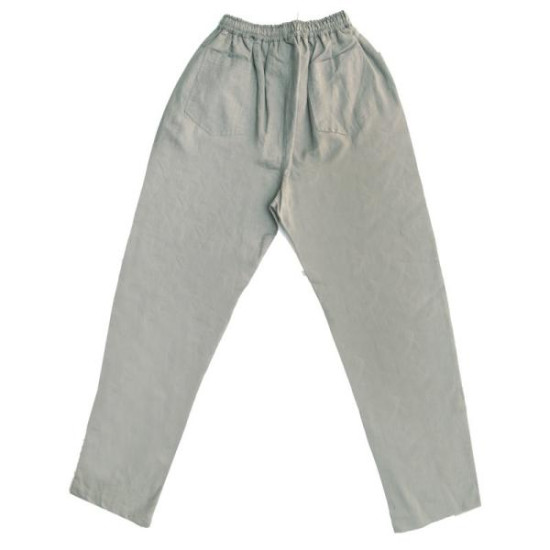 Λινό σαλβάρι με λάστιχο στην μέση - ΛΑΔΙ