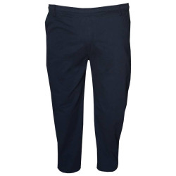 Χειμερινή ελαστική straight cut chino καπαρτινέ παντελόνα, by LTG - Dark Blue