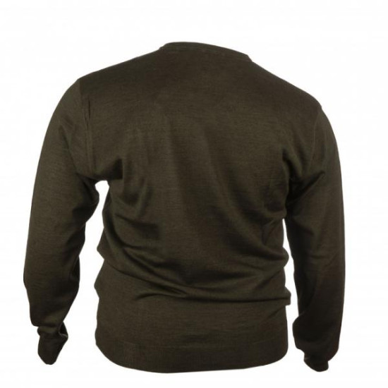 Πλεκτη μπλουζα βε με σχεδιο ρομβους - Χακι/Λαδι/Γκρι