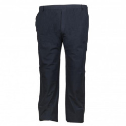 Καλοκαιρινή βαμβακερή παντελόνα μεσαίου καβάλου τυπου cargo με λάστιχο by L.T.G - Dark Blue