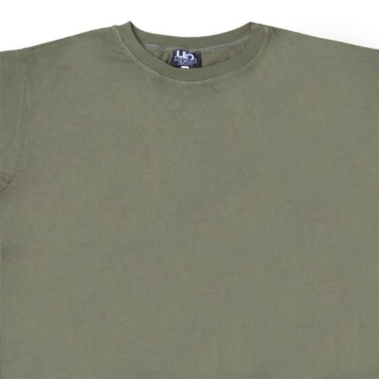 Μπλούζα μακό μονόχρωμη μακρυμάνικη - ΧΑΚΙ