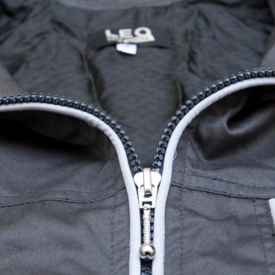 Ανοιξιάτικο καπαρτινέ μπουφάν - ΑΝΘΡΑΚΙ