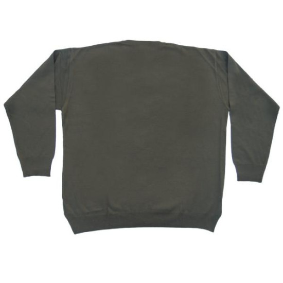 Πλεκτή μπλούζα βε μονόχρωμη - ΧΑΚΙ