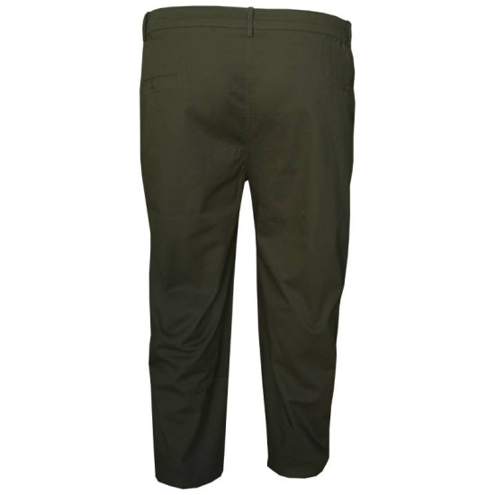 Ελαστική χειμερινή καπαρτινέ παντελόνα με λάστιχο στο πλάι - ΧΑΚΙ