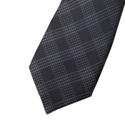 Ανδρική γραβάτα σχεδιαστή - Black/Coal Ανδρική γραβάτα σχεδιαστή - Black/Coal
