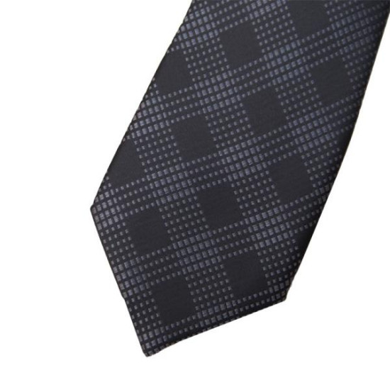 Ανδρική γραβάτα σχεδιαστή - Black/Coal
