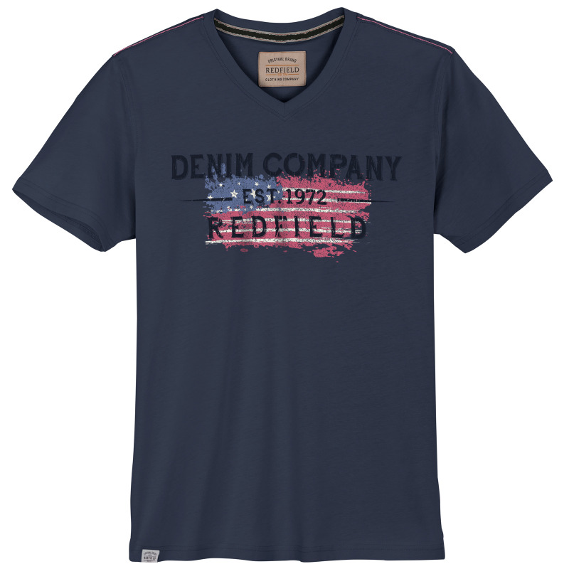 Μακό pennie μπλουζάκι με βε,"Denim Flag" by Redfield - Dark Blue