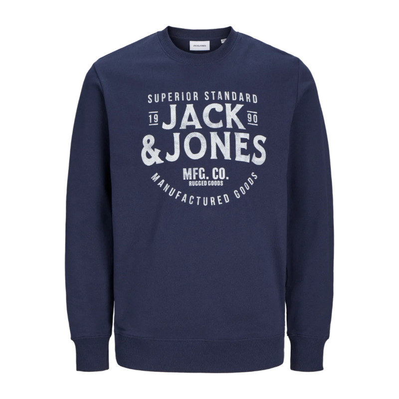 Κολεγιακή μπλούζα της Jack %26 Jones με plus fit εφαρμογή.Το ρούχο είναι κατασκευασμένο από λεπτό βαμβακερό φούτερ ύφασμα εξαιρετικής πλέξης και νηματοβαφής που σαν ιδιαίτερο χαρακτηριστικό του πέρα της ιδιαίτερης μεταξοτυπίας του έχει την άνεση κινήσεων λόγω της ελαστικότητας του και της απαλής του αίσθησης στην επαφή με το δέρμα. Με ένα πολύ μεγάλο εύρος συνδυασμών που καλύπτει από παντελόνια φόρμας μέχρι τζιν, καπαρτινέ παντελόνια και cargo παντελόνες, τα φούτερ τύπου hoodie αποτελούν αναπόσπαστο κομμάτι κάθε χειμερινής γκαρνταρόμπας για ένα χαλαρό και άνετο look.