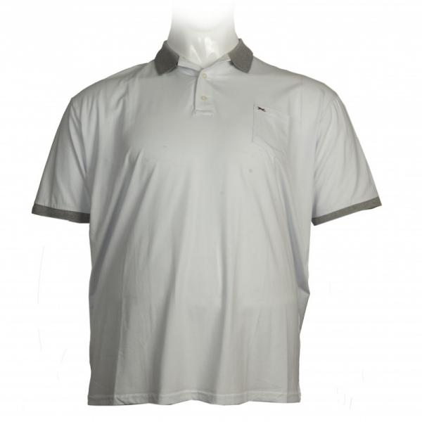 Polo μακό pennie με τσέπη και κεντητή λεπτομέρεια - ΛΕΥΚΟ