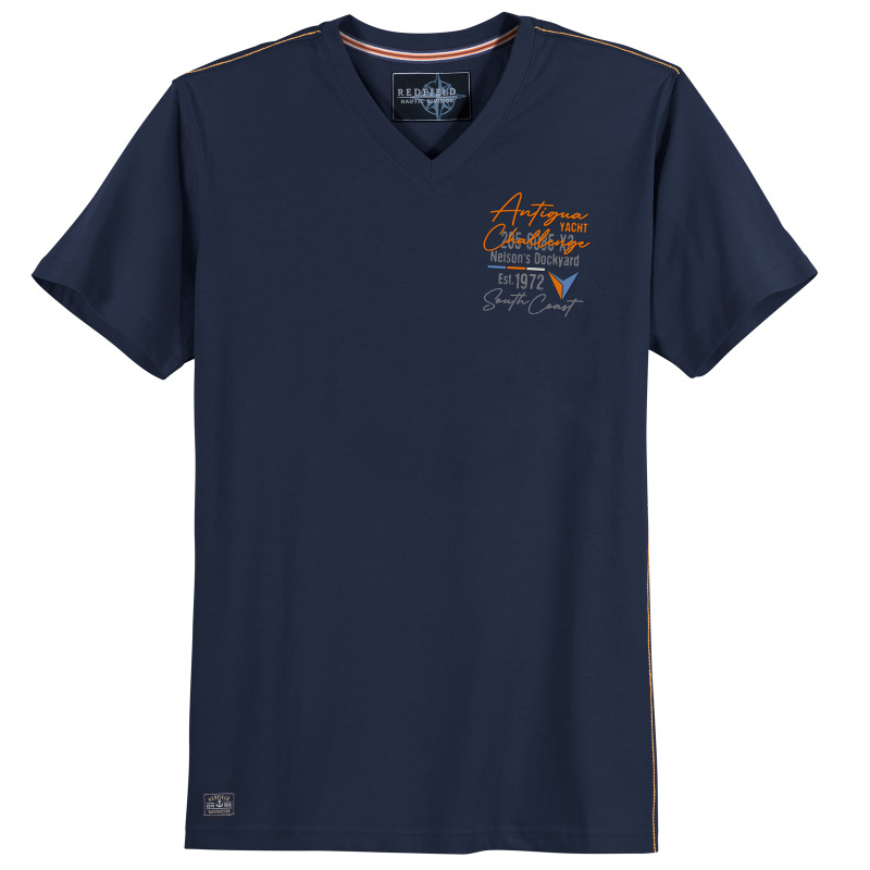 Μακό pennie V neck "Antigua Challenge",της Redfield - Dark Blue