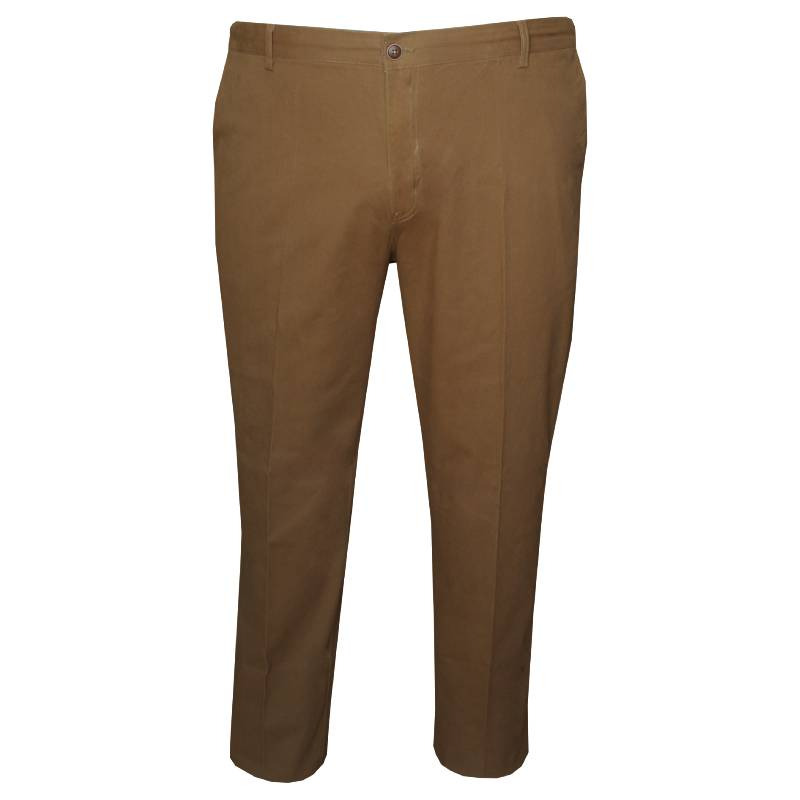 Ελαστικό chino χειμερινό παντελόνι "Seda",by N.Y. Tailors - Camel