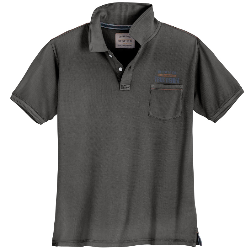 Stone Washed Polo pique 