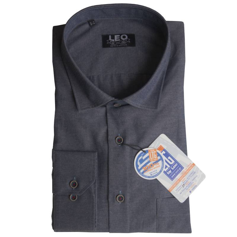 Σταθερό πουκάμισο "Denim look" by LTG - Denim