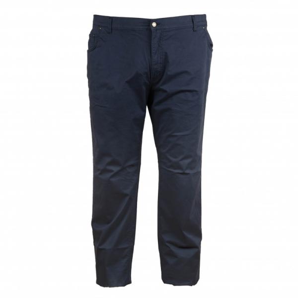 Καλοκαιρινό ελαστικό πεντάτσεπο παντελόνι μεσαίου καβάλου "Gunwale"by L.T.G - Tory Blue