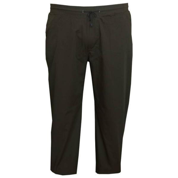 Καπαρτινέ καλοκαιρινή παντελόνα με λάστιχο στην μέση - Khaki