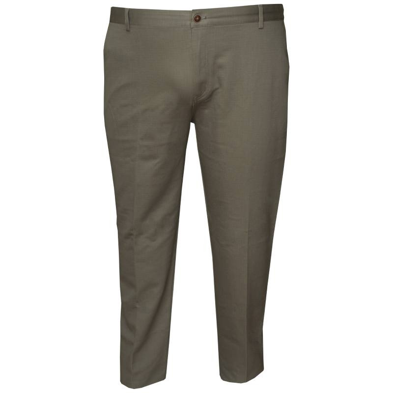 Ελαστικό chino demi saison παντελόνι "Chloe",by N.Y. Tailors - Olive Branch