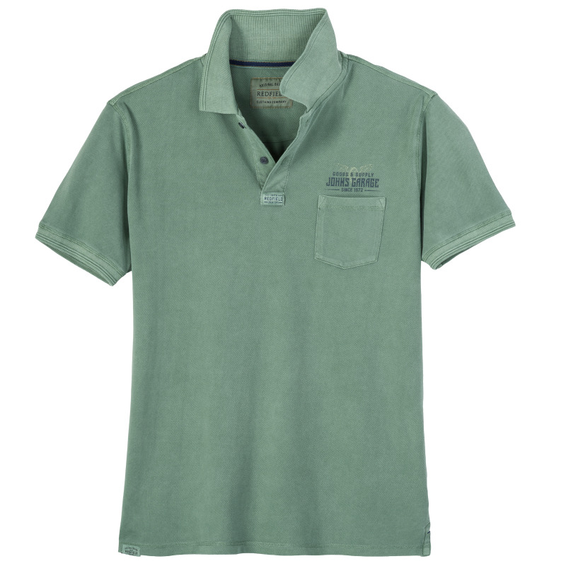 Stone Washed Polo pique 