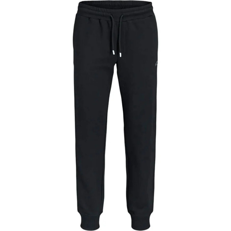 Jack & Jones "Gordon College Sweat"+fit,φόρμα με λάστιχο στο μπατζάκι - Black