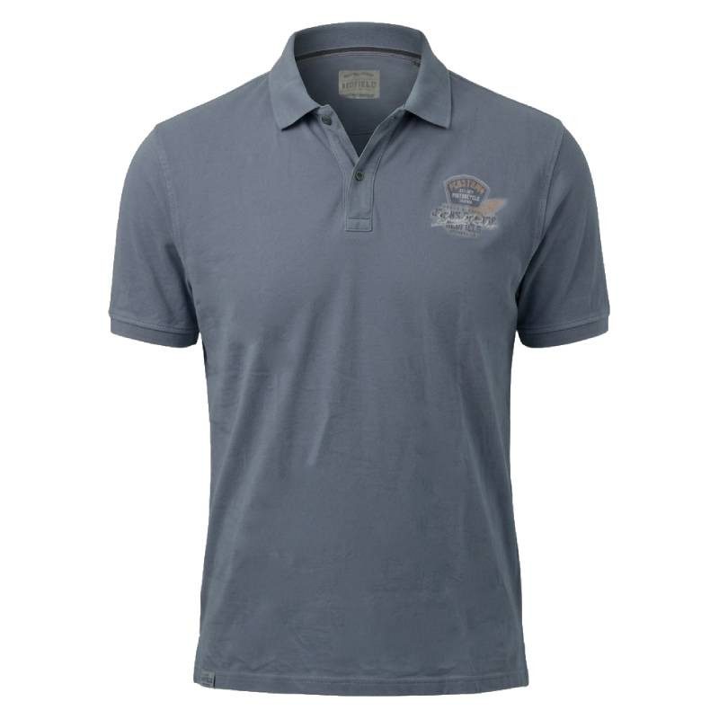 Stone Washed Jersey Polo 