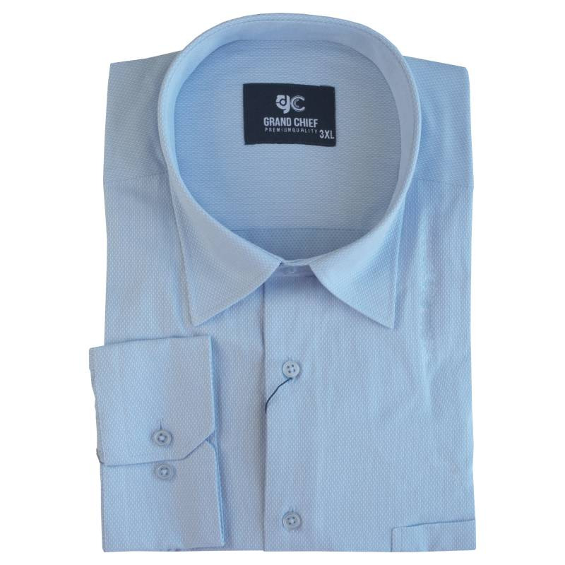 Πουκάμισο "Oxford Formal" της Leo Collection - .ΣΙΕΛ