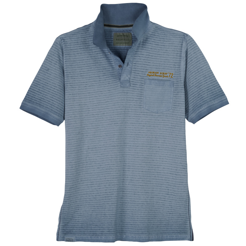 King Size Stone Washed Jersey Polo 
