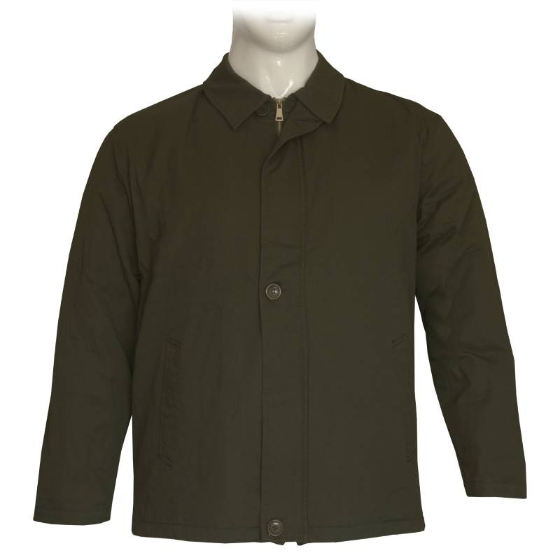 Καπαρτινέ μπουφάν"Light Cotton" by Leo collection - Khaki