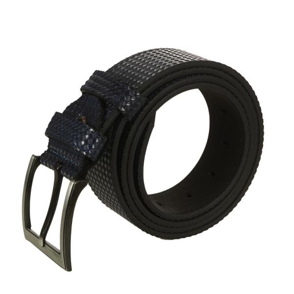 Ζώνη Casual σχεδιαστή(4cm φάρδος)από συνθετικό δέρμα - Royal Blue