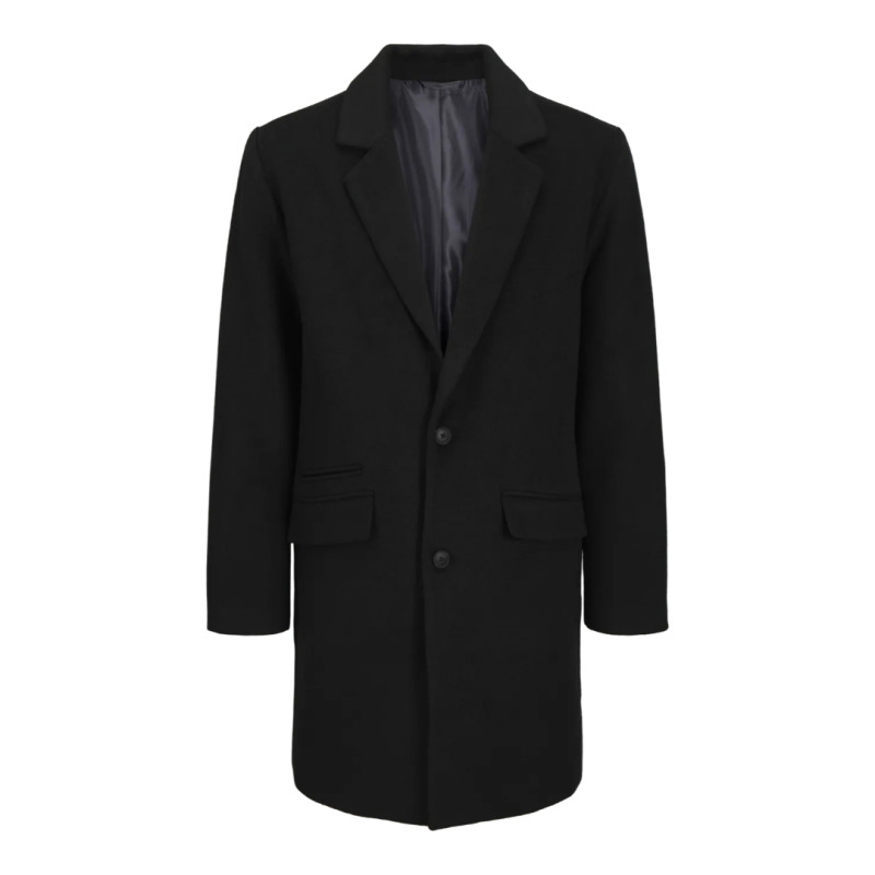 Μάλλινο ημίπαλτο "Hays Wool Blend Coat" της Jack & Jones - Black