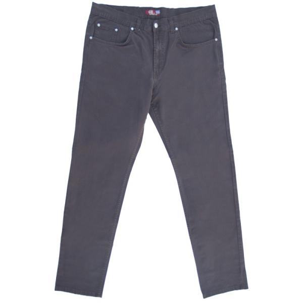 Ελαστικό καπαρτινέ πεντάτσεπο παντελόνι "Spectrum"by L.T.G - Coffee Brown