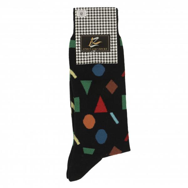 Βαμβακερή κάλτσα σχεδιαστή με ενίσχυση - Dark Blue