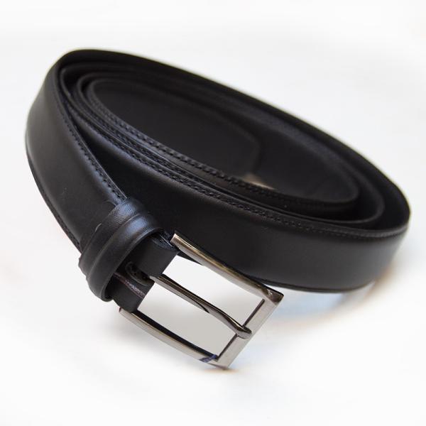 Ζώνη δερμάτινη κουστουμιού υπερμέγεθος - ΜΑΥΡΟ