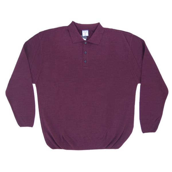 Polo πλεκτή μονόχρωμη - ΜΠΟΡΝΤΩ