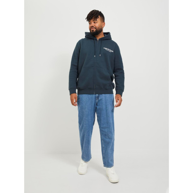 Jean σταθερό μεσαίου καβάλου plus fit, "Chris Original MF 412" by Jack & Jones - Blue Denim