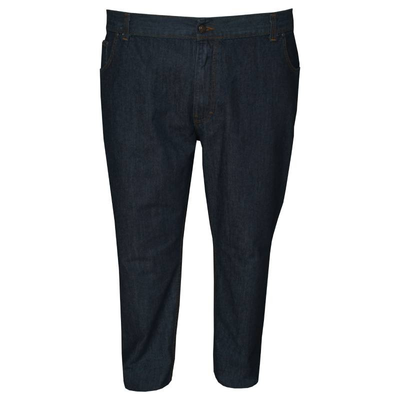 Σταθερό παντελόνι Jean μεσαίου καβάλου "Deep Blue",by L.T.G - Deep Blue