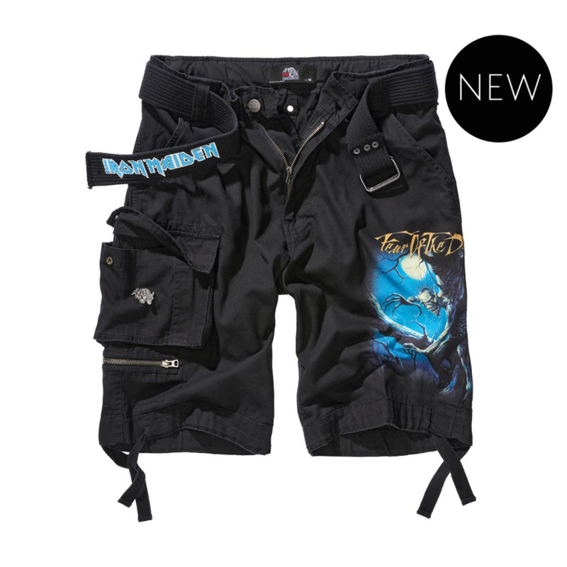 Iron Maiden Savage Shorts "Fear of the Dark" - Black