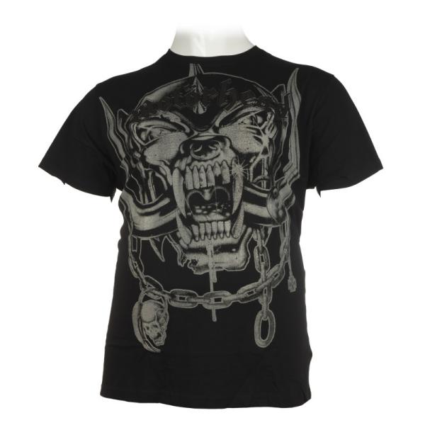 T-shirt "Snaggletooth" Motörhead by Brandit bastards official Merch με ανάγλυφη μεταξοτυπία - Black Rock