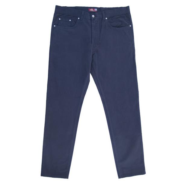 Ελαστικό καπαρτινέ πεντάτσεπο παντελόνι "Adjust" by L.T.G - Cloud Burst Blue